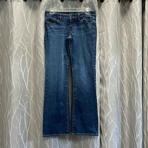 Express Stella Women's Flare & Wide Leg Jeans - Blue Size 2 Short